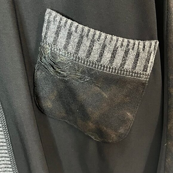 Frank Lyman Tunic Animal Print Black 3/4 Sleeve Distressed Wearable Art Size‎ 8 - Picture 4 of 10